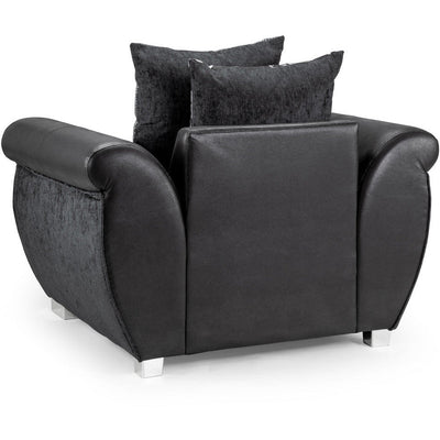 Shannon Black and Grey Armchair