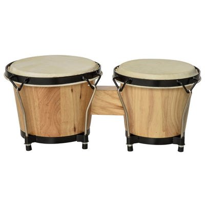 Sheepskin Bongo Drums W/ Tuning Wrench