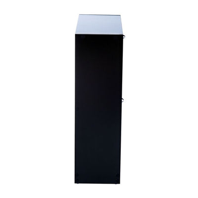 60Lx24Dx80H Cm. Shoe Cabinet - Black/White