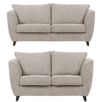 Sienna Hopsack Fabric 2 & 3 Seater Sofa Set