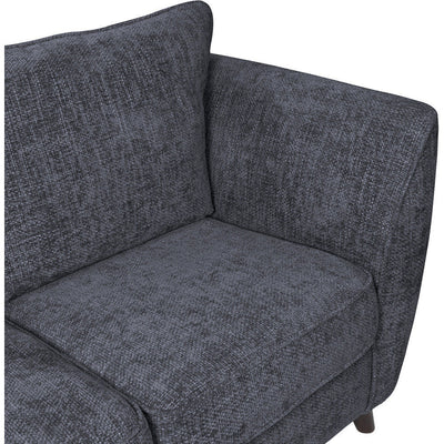 Sienna Hopsack Fabric 2 Seater Sofa