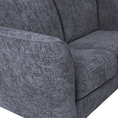 Sienna Hopsack Fabric 2 Seater Sofa