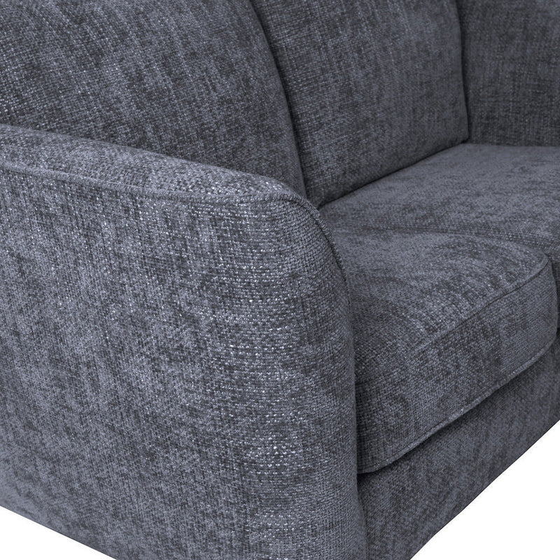 Sienna Hopsack Fabric 2 Seater Sofa