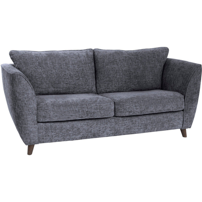 Sienna Hopsack Fabric 3 Seater Sofa