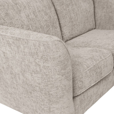 Sienna Hopsack Fabric 3 Seater Sofa