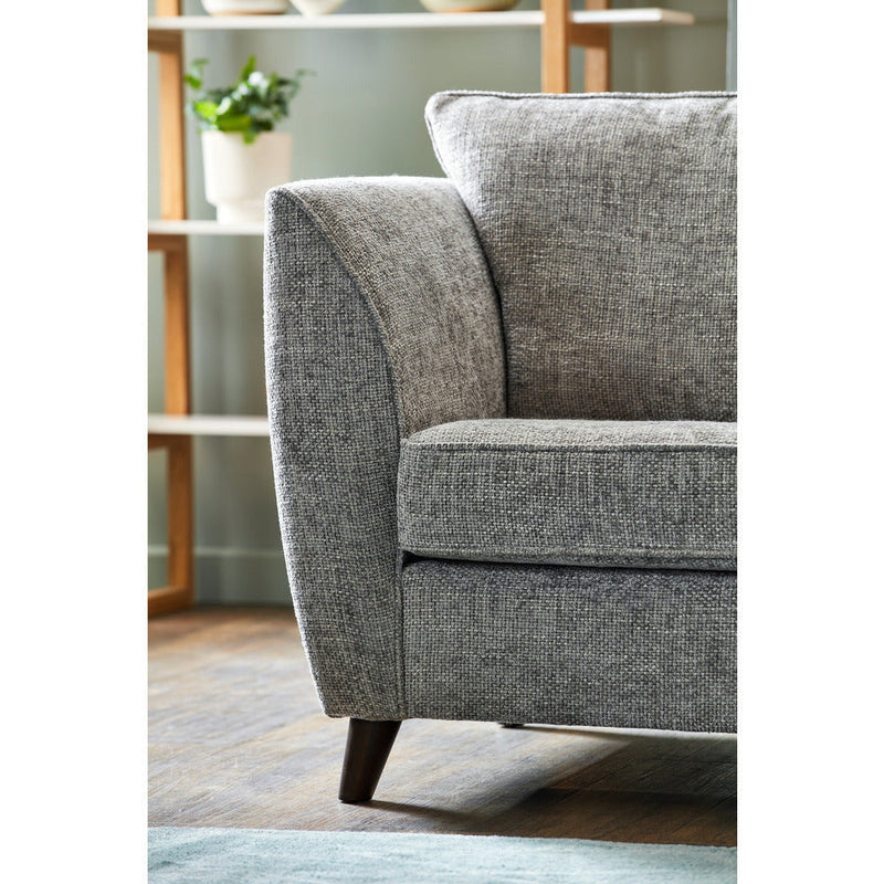 Sienna Hopsack Fabric 3 Seater Sofa