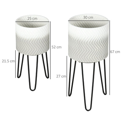 Metal Plant Stand Set Of 2 With Legs