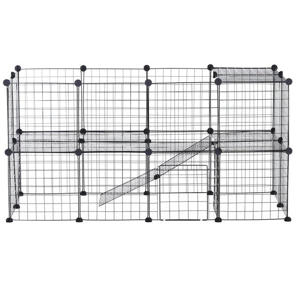 36 PCS Small Animal Playpen With Mallet, Connectors And Cable Ties