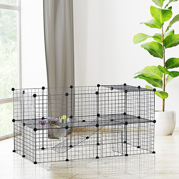 36 PCS Small Animal Playpen With Mallet, Connectors And Cable Ties