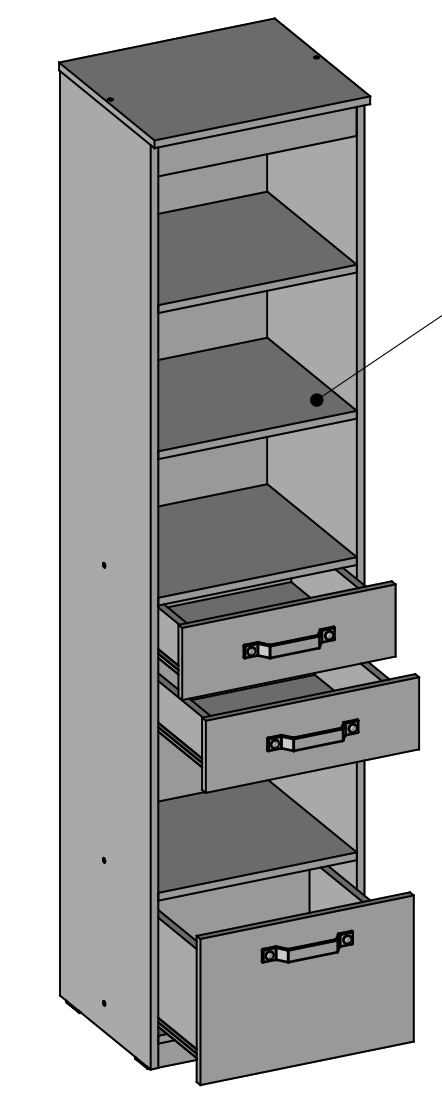 Santana SA-05 Bookcase