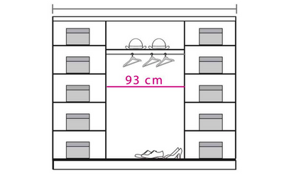 Saturn Sliding Door Wardrobe