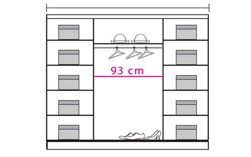 Saturn Sliding Door Wardrobe