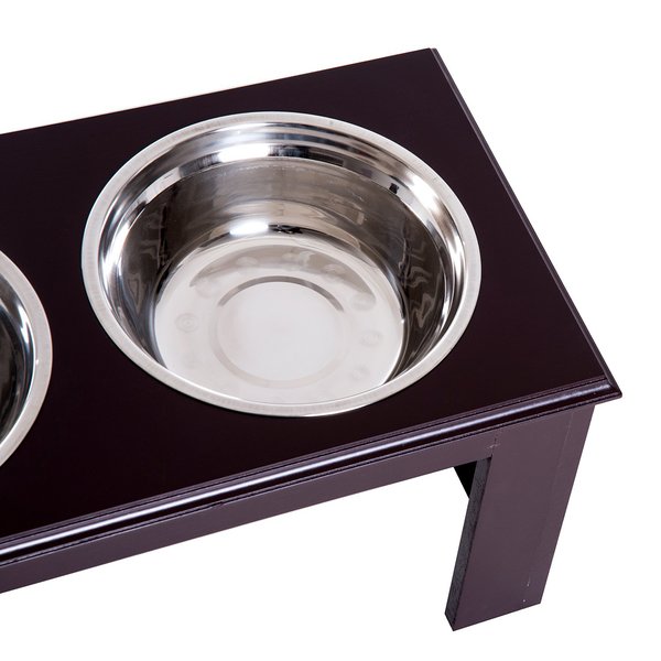 58.4Lx30.5Wx25.4H Cm Stainless Steel Pet Feeder - Brown