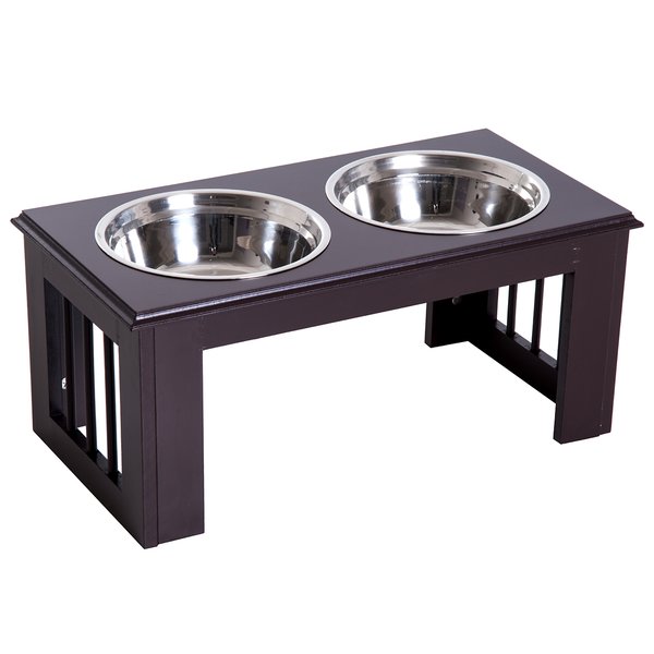 58.4Lx30.5Wx25.4H Cm Stainless Steel Pet Feeder - Brown