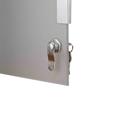 Stainless Steel Wall Mounted Medicine Cabinet - Silver