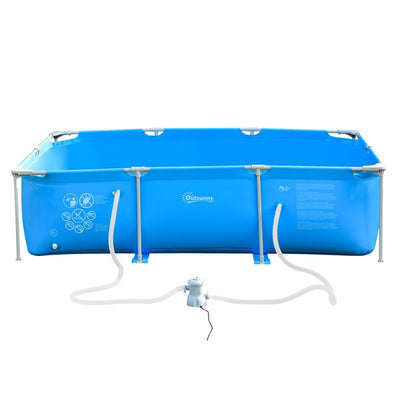 Steel Frame Swimming Pool W/ Filter Pump