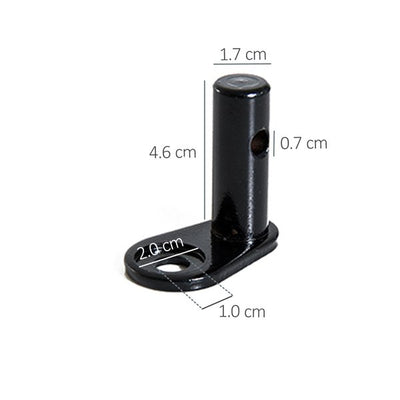 Steel Universal Bike Trailer Hitch Coupler- Black