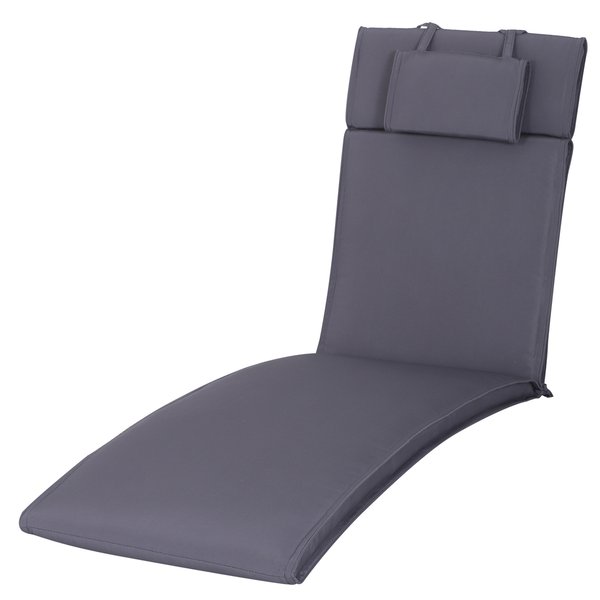 198Lx53Wx5T Cm,Lounger Cushion - Grey