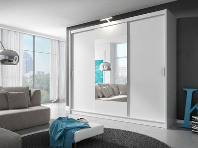 Zellios Sliding Door Wardrobe 250cm