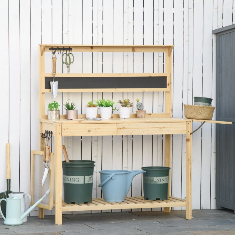 Potting Bench Table, Garden Work Workstation