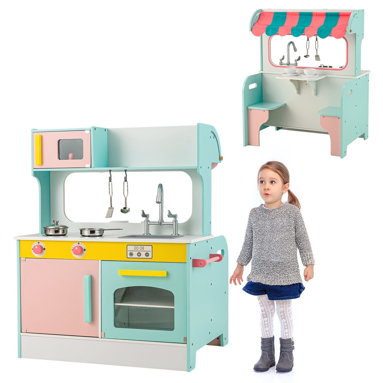 Kids retro sales kitchen set