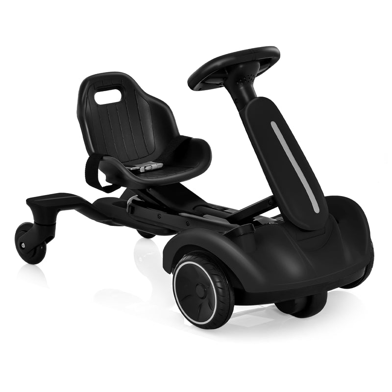 Coche eléctrico de derrape de 6 V para niños de 3 a 8 años, color negro