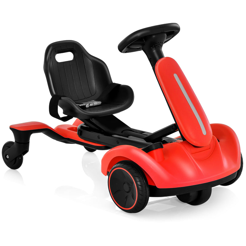 Coche eléctrico de derrape de 6 V para niños de 3 a 8 años, color rojo