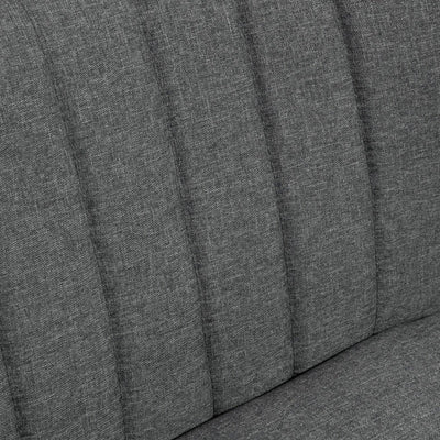 Modern Double Seat Sofa , Dark Grey