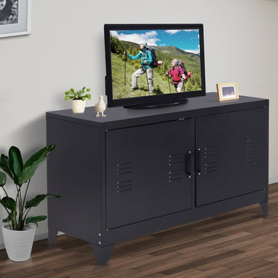 TV Stand, 119Wx40Dx63.5H Cm - Black