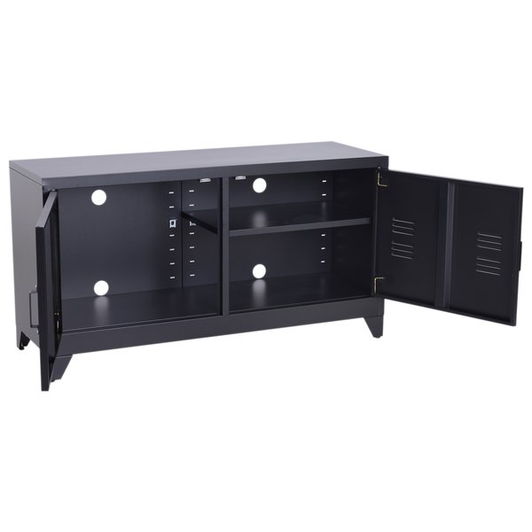 TV Stand, 119Wx40Dx63.5H Cm - Black