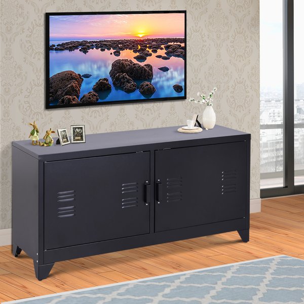 TV Stand, 119Wx40Dx63.5H Cm - Black