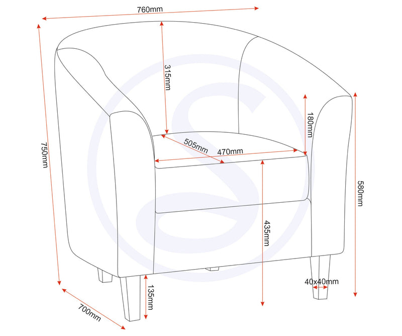 Tempo Tub Chair 300-309-018