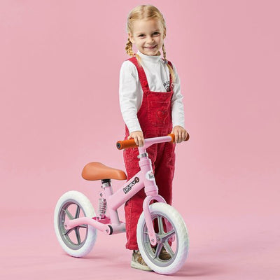 Toddler Balance Bike No Pedal Walk Training - Pink