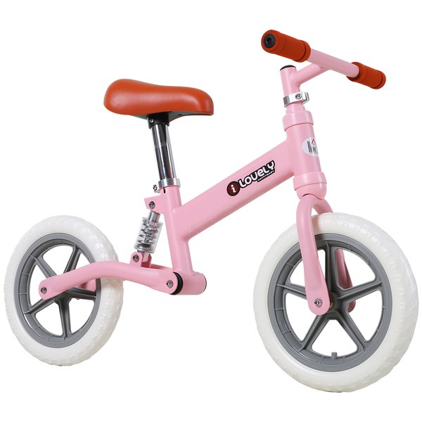 Toddler Balance Bike No Pedal Walk Training - Pink