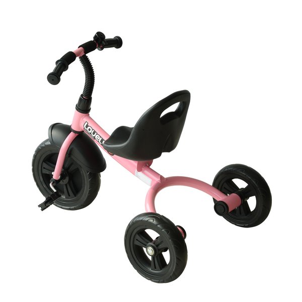 Toddler Three Wheel Plastic Tricycle Bike- Pink