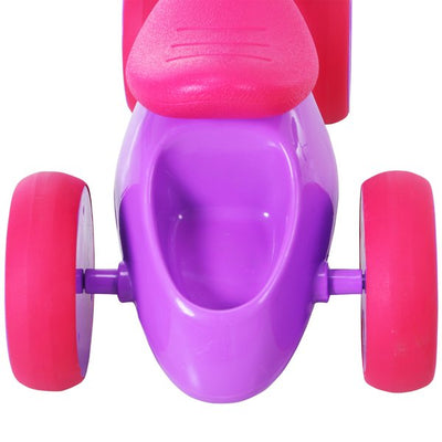 Toddler Training Walker Balance Ride-On Toy With Rubber Wheels - Purple