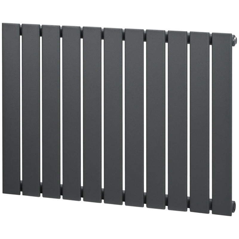 Single Panel Vertical Designer Radiator, Grey