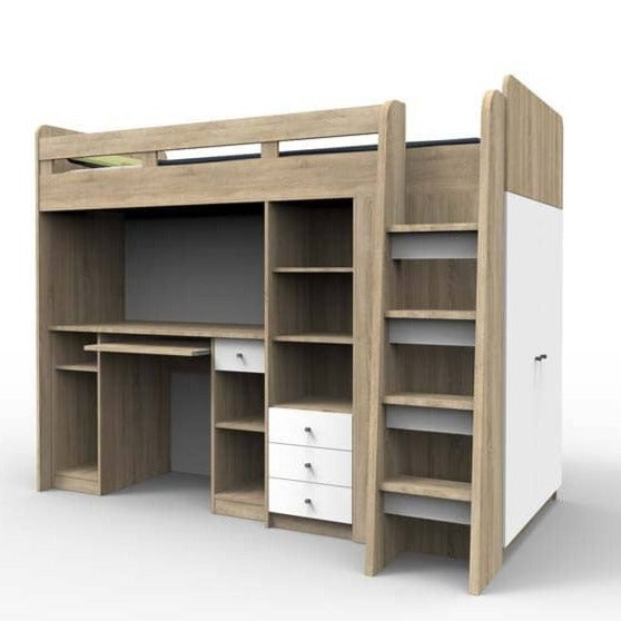 Cabin Bed Unit With Wardrobe