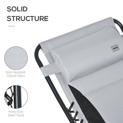 Zero Gravity Chair- Light Grey