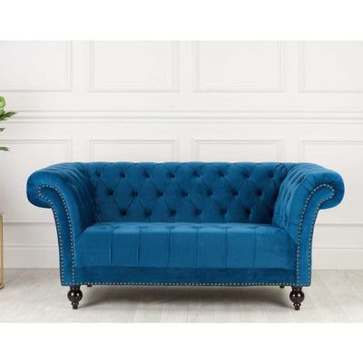 Birlea Chester 2 Seater Sofa Midnight Blue