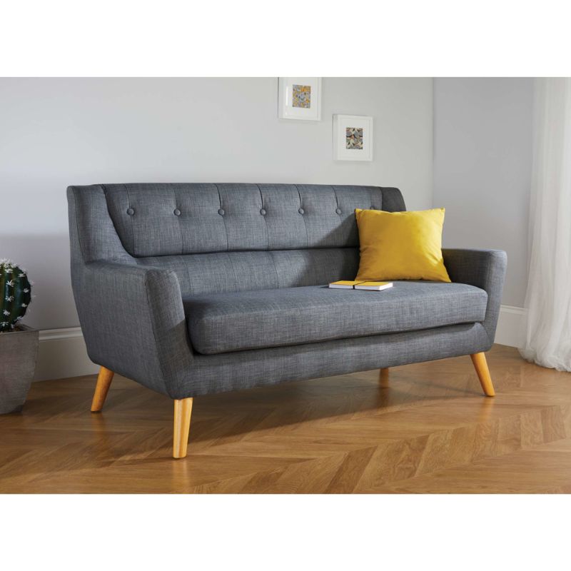 Birlea Lambeth Large Sofa Grey