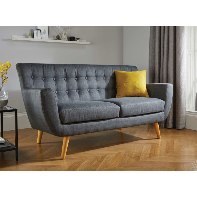 Birlea Loft 3 Seater Sofa Grey