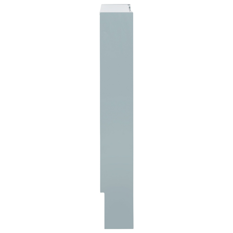 Narrow High Gloss 3 Tier Shoe Cabinet Grey