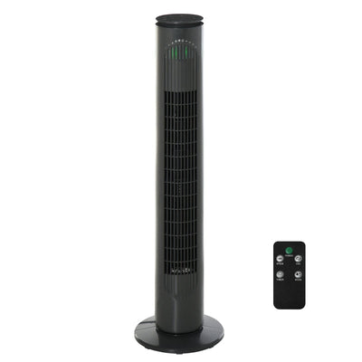 30'' Freestanding Tower Fan, Dark Grey