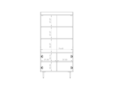 Vasina 06 Bookcase 80cm