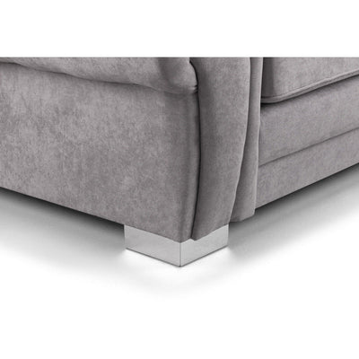 Verona Grey Soft Textured Corner Sofa