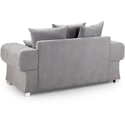 Verona Grey Soft Textured 2 Seater Sofa