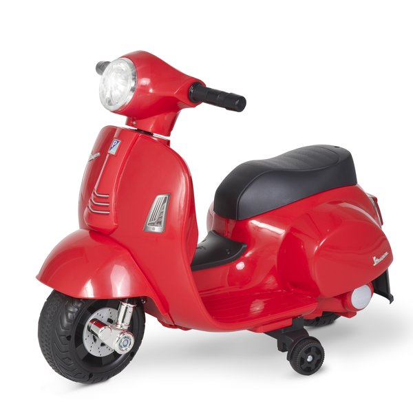 6V Battery Powered Electric Kids Ride On Motorcycle Toy - Red