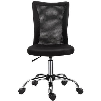 Mesh Ergonomic Home Office Chair w/ Wheels - Black