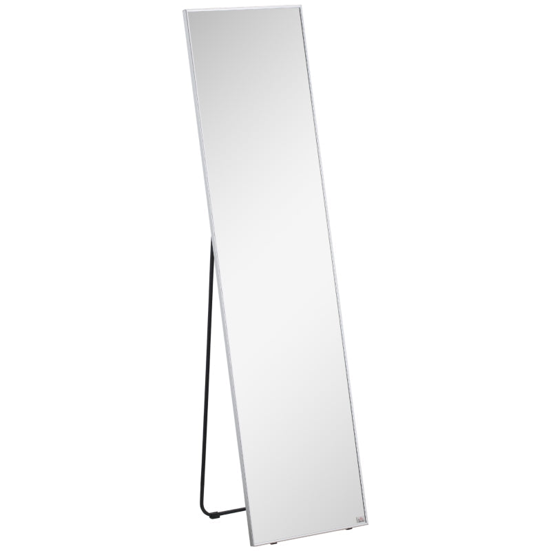 Full Length Mirror Wall-Mounted, Living Black Frame